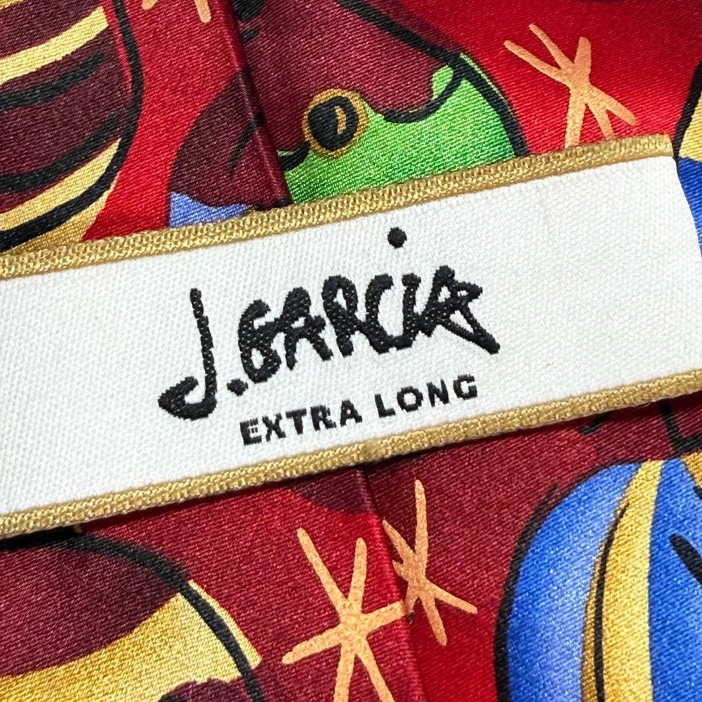 J. Garcia Creme de Menthe Hangover Vintage Silk Holiday Ornaments X Long 3.75x63
